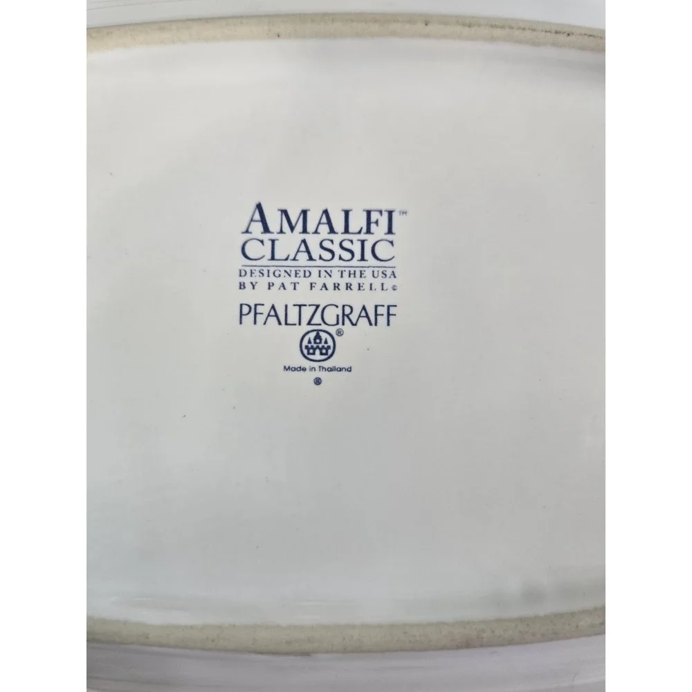 Vintage Phaltzgraff Amalft Classic Collection Butter Dish Salt & Pepper Grinder